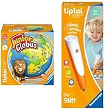 Ravensburger tiptoi 00115 - Mein interaktiver Junior Globus - Kinderspielzeug ab 4 Jahren & tiptoi Stift 00110 - Das spielerische Lernsystem, Lernspielzeug für Kinder ab 2 Jahren