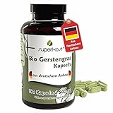 Superkost Bio Gerstengras Kapseln Hochdosiert 1500mg pro Tagesdosis 180 Kapseln á 500mg, Hergestellt in Österreich