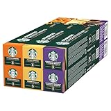 STARBUCKS Aromatisierter Kaffee Variety Pack by Nespresso, Kaffeekapseln 6 x 10 (60 Kapseln)