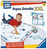 Ravensburger ministeps 4180 Aqua Doodle XXL, Große Malmatte für fleckenfreies erstes Malen mit Wasser, für Kinder ab 18 Monate, inkl. Matte und Stift