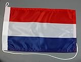 Bootsflagge Niederlande Holland 20 x 30 cm in Profiqualität Flagge Motorradflagge