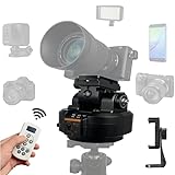 ZIFON YT2000 Kameras Remote Motorized Head AI Face Tracking AB Punkt Doppel Upgraded Modell 2KG für Gopro LED Licht Smartphone SLR Kameras für Tik-Tok YouTube Live Streaming.