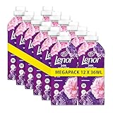Lenor Weichspüler 36 Waschladungen, Blütentraum, 24 Stunden „Wie Frisch Geduscht“ Gefühl, Mit Aktiver Geruchsabwehr (12x36WL)
