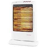 Suinga Halogenofen, 3 Heizstufen: 400, 800 und 1200 W, sofortige Wärmeabgabe, Schwenksystem, Hochglanz-geschützt.