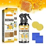 Natural Micro-Molecularized Beeswax Spray, Bienenwachs Möbelpolitur, Möbelpolitur Bienenwachs Möbel Beewax für Möbel Spray Bienenwachs Möbelpolitur (2pcs)