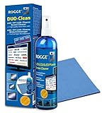 ROGGE DUO CLean Original, 250ml LCD/TFT+Plasma Reiniger+1 Prof.Microfasertuch