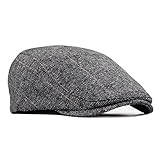 besbomig Schiebermütze Barret Flat Cap Schirmmütze für...