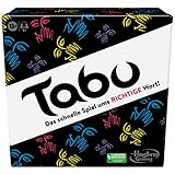 Hasbro Klassisches Tabu Spiel, Partyspiel, Wörterspiel für Erwachsene und Teenager, Ratespiel für 4 und mehr Spieler, ab 13 Jahren, Deutsche Version