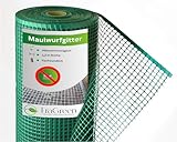 EraGreen® Maulwurfgitter 10 m x 1,2 m Breite - Maulwurfschutz für Rollrasen und Rasenflächen - Rasenschutz Maulwurfbekämpfung - Maulwurfschreck für Ihren Garten