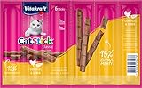 Vitakraft Katzensnacks, Fleischige Sticks mit Geflügel und...