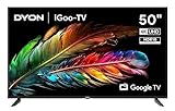 DYON iGoo-TV 50U 126cm (50 Zoll) Google TV (4K UHD, HD Triple Tuner, Prime Video, Netflix, Google Play Store für DAZN, Disney+, Apple TV+, Paramount+, waipu.tv UVM., Google Assistant) [Mod. 2023]