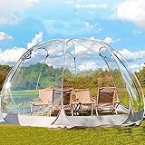 Transparentes Zelt im Freien, Bubble House Camp Star Zelt, 4–6 Personen, Iglu-Kuppel, Garten, Terrasse, Überdachung, Unterschlupf, Warmer Wintergarten im Winter