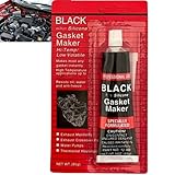 Dichtmasse Motor,Motordichtmasse,Auspuff Dichtmasse,Zylinderkopfdichtung Dichtmittel, Hitzebeständig Silikon Dichtmasse,Kühlerdichtmittel,Stoßfest und Auslaufsicher,für Autos Motorräder Reparatur