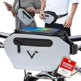 Valkental® x KLICKfix® - 3in1 Fahrradtasche Lenker | Vollreflektierend & Wasserfest - Geeignet als Lenkertasche & Bauchtasche | 4L Volumen | Lenkertasche Fahrrad KLICKfix | Lenkertasche Ebike