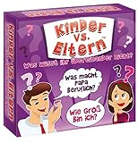 Brettspiele für Kinder Spaß Familienspiele für Kinder 6+ Partyspiel Kinder vs Eltern was wisst Ihr übereinander Nicht?