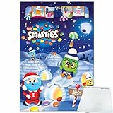 usy Bundle für Smarties Adventskalender Santa Stop Here (193,9g Packung) + usy Block