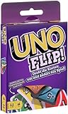 Mattel Games - UNO FLIP! Kartenspiel mit beidseitig bedruckten Karten, neuem Twist und spezieller FLIP-Karte, 2 - 10 Spieler ab 7 Jahren, GDR44