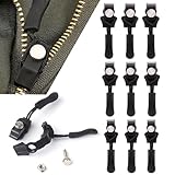 9 Stück Reißverschluss Zipper, Reißverschluss-Reparatur-Set, 3 Modelle für Mantel, Stiefel, Koffer, Jacken