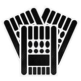 Giantree Rahmenschutzfolie Fahrrad, 3 Stück Fahrrad Aufkleber MTB Aufkleber Fahrradrahmenschutz Sticker Rahmenschutz Rahmen Carbon Fahrrad Kettenstreben Aufkleber Lackschutzfolie Rennrad (Schwarz)