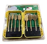 Set mit 7 Flachfraesbohrer (Holzbohrer)