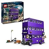 LEGO Harry Potter Abenteuer mit dem Fahrenden Ritter, Bauset mit 5 Minifiguren inkl. Ernie Prang, Stan Shunpike & Padfoot, Bus Spielzeug für Fans der Zauberwelt, Jungen und Mädchen ab 8 Jahren 76446