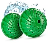 Waschklar® Waschball 2er Set inkl. Austrittschutz | Öko Waschball für saubere & reine Wäsche | nachhaltige & umweltfreundliche Waschkugel | 2 Waschbälle für Waschmaschine