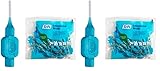 TePe Interdental Brush, Original, Blue, 0.6 mm/ISO 3, 20pcs, plaque removal, efficient clean between the teeth, tooth floss, for narrow gaps (Packung mit 2)