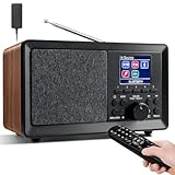 Wholede DAB Plus Radio mit Bluetooth, DAB Radio mit...