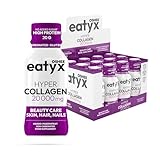 eatyx Hyper Collagen 20.000 mg Booster | 12 x 95 ml | Kollagen zum Trinken für Gelenke, Haut & Haare | Mango-Maracuja Geschmack | Für empfindliches Haar & Haut | Für Sportler & aktive Menschen