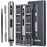 Elektrischer Schraubendreher, 52 in 1 Präzisions Electric Screwdriver - mit 48 Magnetischen S2 Bits mit LED Bildschirm Magnetische Elektro Schraubendreher für Laptop, Brillen, Uhren