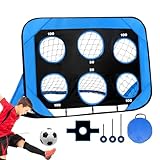 Faltbares Fußballtor – Fußballtor für Spielplatz, tragbares Fußballtor | Tragbares Fußballtor für Kinder und Erwachsene, Fußballzielnetz, Fußballtormodi