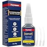 30g Gummikleber Extra Stark Wasserfest, Starke Bindung Gummi kleber Schwarz für Gummiprodukte, Reifen, Stiefel, Gürtel, Bastelarbeiten