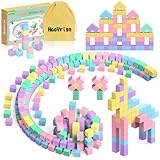 HaoVrisn Magnetische Bausteine Blöcke für Kinder, 45 Stück Magnetbausteine Magnet Spielzeug Kinder, Magnetisches Spielzeug ab 3 4 5 6 7 8 Geschenk für Jungen und Mädchen (2.5CM*2.5CM)