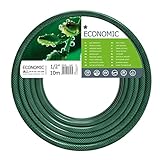 CELLFAST Gartenschlauch 3 Lagiger Wasserschlauch Aus Polyesterkreuzgewebe Für Garten Flexibler Bewässerungsschlauch UV Beständig Anti Algen 2 Bar 1/2 Zoll 10 Meter Economic
