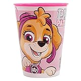 WIEDERVERWENDBARER KINDERBECHER AUS BPA-FREIEM KUNSTSTOFF 260 ML | PAW PATROL GIRL SKETCH ESSENCE, Rose