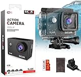 SJCAM SJ4000 Action Cam 4K30fps WiFi Kamera,40MP Ultra HD...