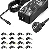 90 W Universal-Laptop-Ladegerät, HP, Dell, Acer, ASUS, Lenov-o, Toshiba, Sony, MSI, Samsung, Fujitsu, Gateway, Notebook-Netzkabel, 15 V, 16 V, 18,5 V, 19 V, 19,5 V, 20 V, mit 16 Spitzen