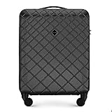 WITTCHEN Koffer – Handgepäck | hartschalen, Material: ABS | hochwertiger und Stabiler | Schwarz | 36 L | 55x40x20 cm