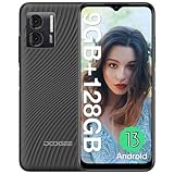 DOOGEE N50S Android 13 Smartphone Ohne Vertrag, 9GB+128GB Speicher/1TB Erweiterbar 6.52' HD+ Display, 4200mAh mit 10W Schnellaufladung Handys, 20MP Kamera, 4G Dual SIM Günstig Handy 2024