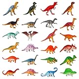 FANTESI 24 Stück Dinosaurier Figuren, Dinosaurier Spielzeug...