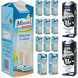 Mit Pufai Grocery, Minus L H-Milch 1,5% Fett laktosefrei 1000 Mililiter x 12 STÜCK + L Stay Strong H-Milch Hoher Proteingehalt 1000 Mililiter x 2 STÜCK