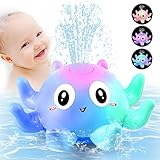 Badewannenspielzeug Baby badespielzeug Oktopus Badewanne Spielzeug Automatisches Sensor Wassersprühspielzeug , Baby Geschenk badespielzeug Baby ab 1 2 3 Jahr