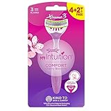 Wilkinson Sword - MyIntuition Comfort Xtreme 3 - Einwegrasierer - Rasierer mit 3 flexiblen Klingen für Damen - Drehbarer Kopf - 2 Schmierstreifen - Packung 4+2