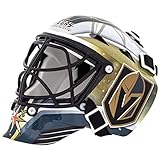 NHL Franklin Sports Eishockey-Sammelartikel Torwart-Helm Mini, Design: Logo Mannschaft, Unisex, 7784F35, Schwarz, Einheitsgröße