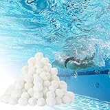 skyrabbiter Schwimmbad Sandfilter Ersatz, Wiederverwendbare Filterkugeln für Sandfilteranlage, Verbesserte Wasserqualität, für Aquarium und Poolzubehör, Pool Filter Schwimmbad Filteranlagen (A)