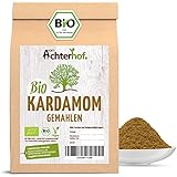 Bio Kardamom grün gemahlen (100g) Kardamompulver Premiumqualität natürlich vom-Achterhof Kardamon