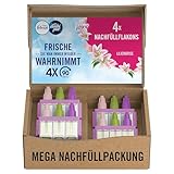 Febreze 3Volution Duftstecker 4x Nachfüllflakons Lilienbrise, 3 Abwechselnde Düfte Zum Bekämpfen Von Gerüchen
