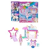 BARBIE A Touch of Magic - Chelsea-Puppe und Baby-Pegasus Spielset mit Stall, Rutsche, Regendusche, Zubehör, für Kinder ab 3 Jahren, HNT67