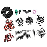 Bewässerungssystem 15m Schlauch, Verstellbares automatisches Tropfbewässerungsset für Garten, Terrasse, Topfpflanzen, Balkon, Gewächshaus - Zeitsparende Pflanzenbewässerung, Fein