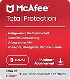 McAfee Total Protection 2024 |exklusiv bei Amazon| 5 Geräte...